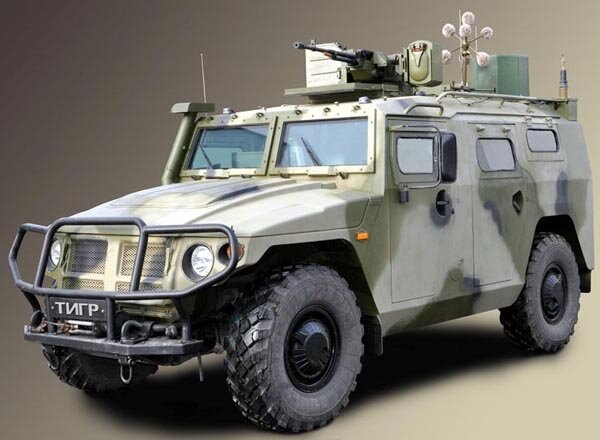 Спецназ Южного ВО получил новые бронеавтомобили «Тигр-М»